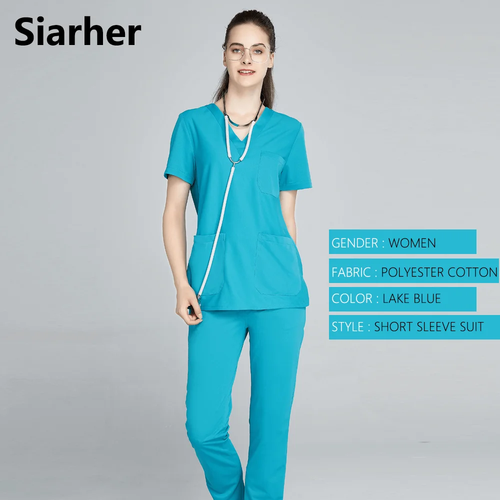 Облегающая медицинская хирургическая форма лабораторная больничная медсестра