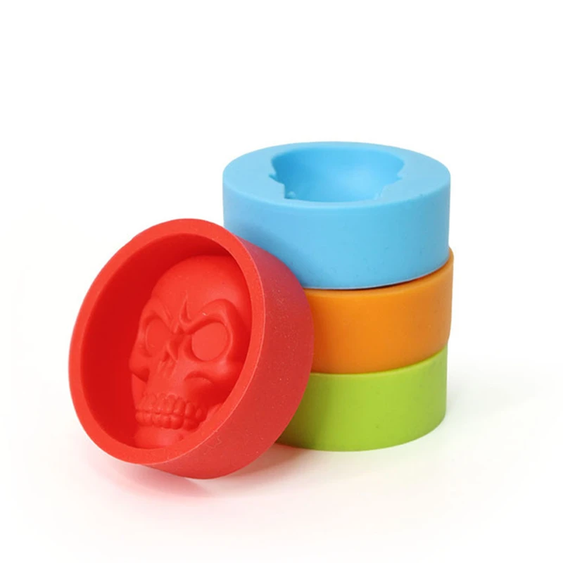 4 шт. силиконовые формы для выпечки Череп | Дом и сад