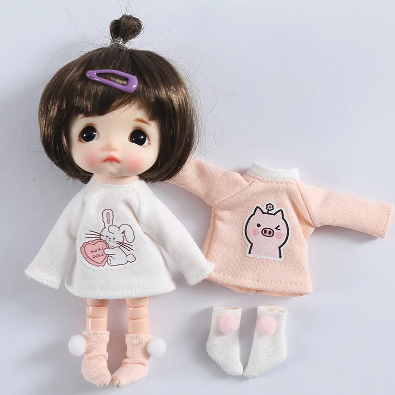 Одежда bjd ob11 детская одежда свитера носки костюмы подходящие для 1/8 1/12 голова