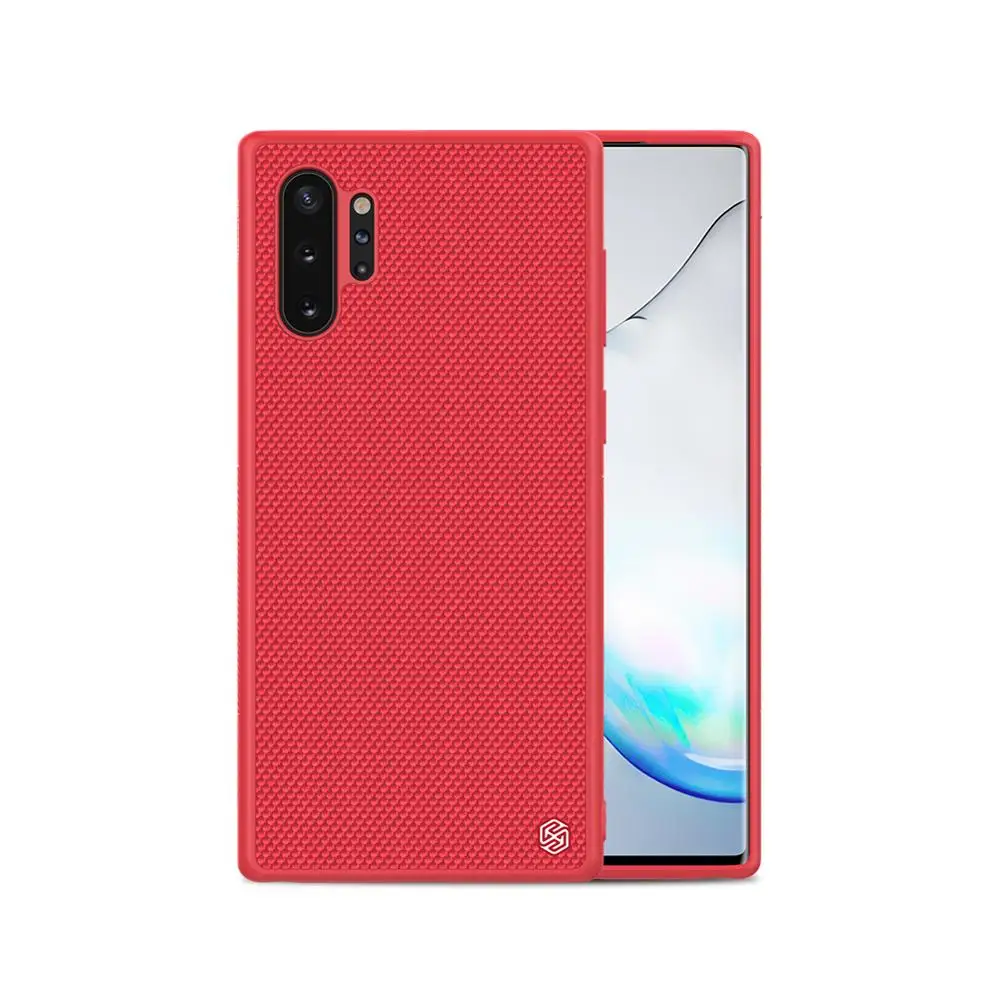 Для samsung Galaxy Note 10 Plus NILLKIN текстурированный Жесткий ПК+ мягкий, роскошный, из ТПУ жесткий пластиковый Полный чехол для телефона samsung Note10 Plus