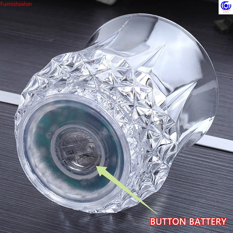 Светодиодная Автоматическая мигающая чашка с сенсором светящаяся кружка вино