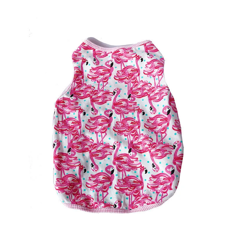 

2020 Summer New Pet Dog Clothes Puppy Tshirt Vest for Small Dogs Cartoon Animal Clothes Shirts French Bulldog Ropa Pare Perro