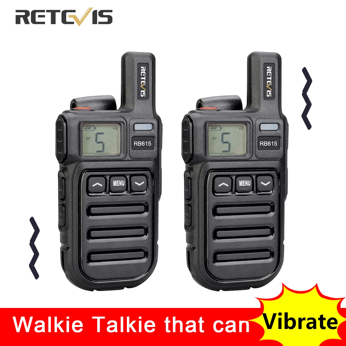 Retevis RB615 PMR мини рация 446 PTT FRS рации 1 или 2 шт. Портативное двухстороннее радио для