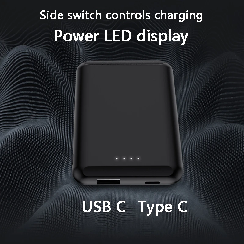 

Magnetic Wireless Power Bank Portable Magsafe Chargers For iPhone 12 Pro Max 12Mini 5000mAh External Battery Magnet Powerbank