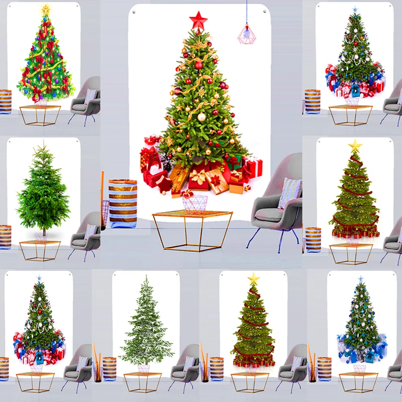 

New Year And Christmas Tree Artificial Decoration Wall Tapestry Carpet Christmas Home Decoration Yoga Mat Bedspread Beach 2021