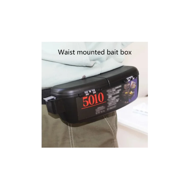 

Fishing Waist Bag Portable Tackle Box Storage Case With Belt Multifunctional For Fish Lure Baits Reel Hook Multi Pocket Outdoor