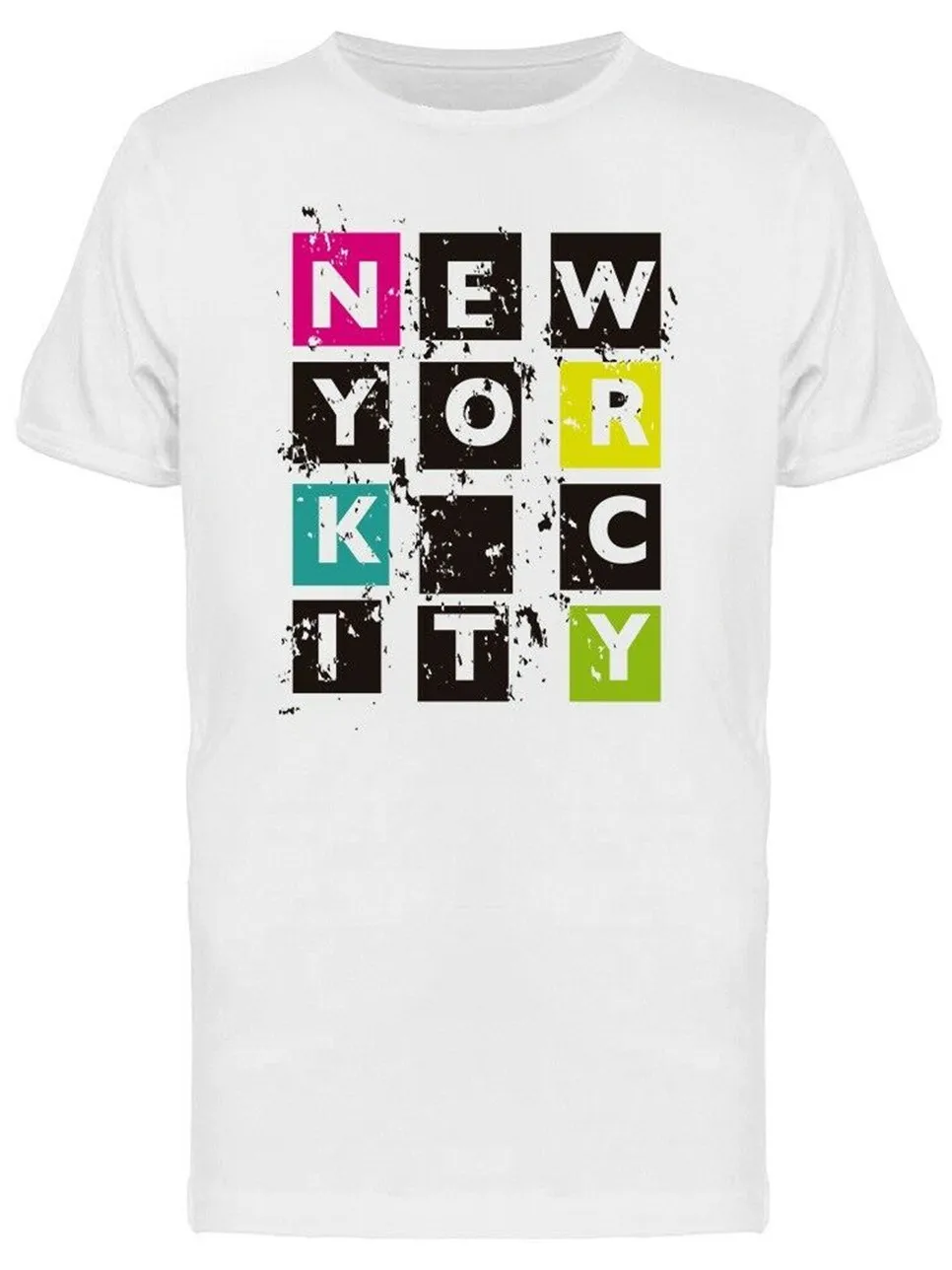 Мужская футболка с изображением города Нью Йорка модная Классическая футболка| |