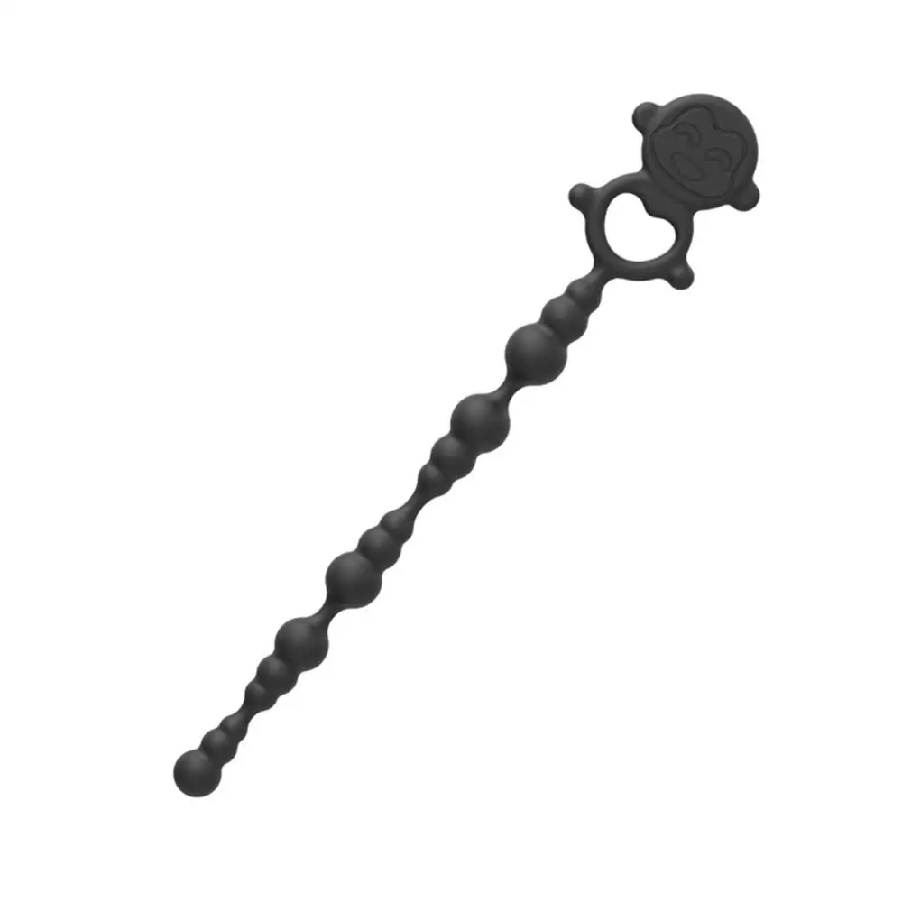 Милый мультфильм улыбающаяся обезьяна силиконовая Анальная пробка нерегулярные