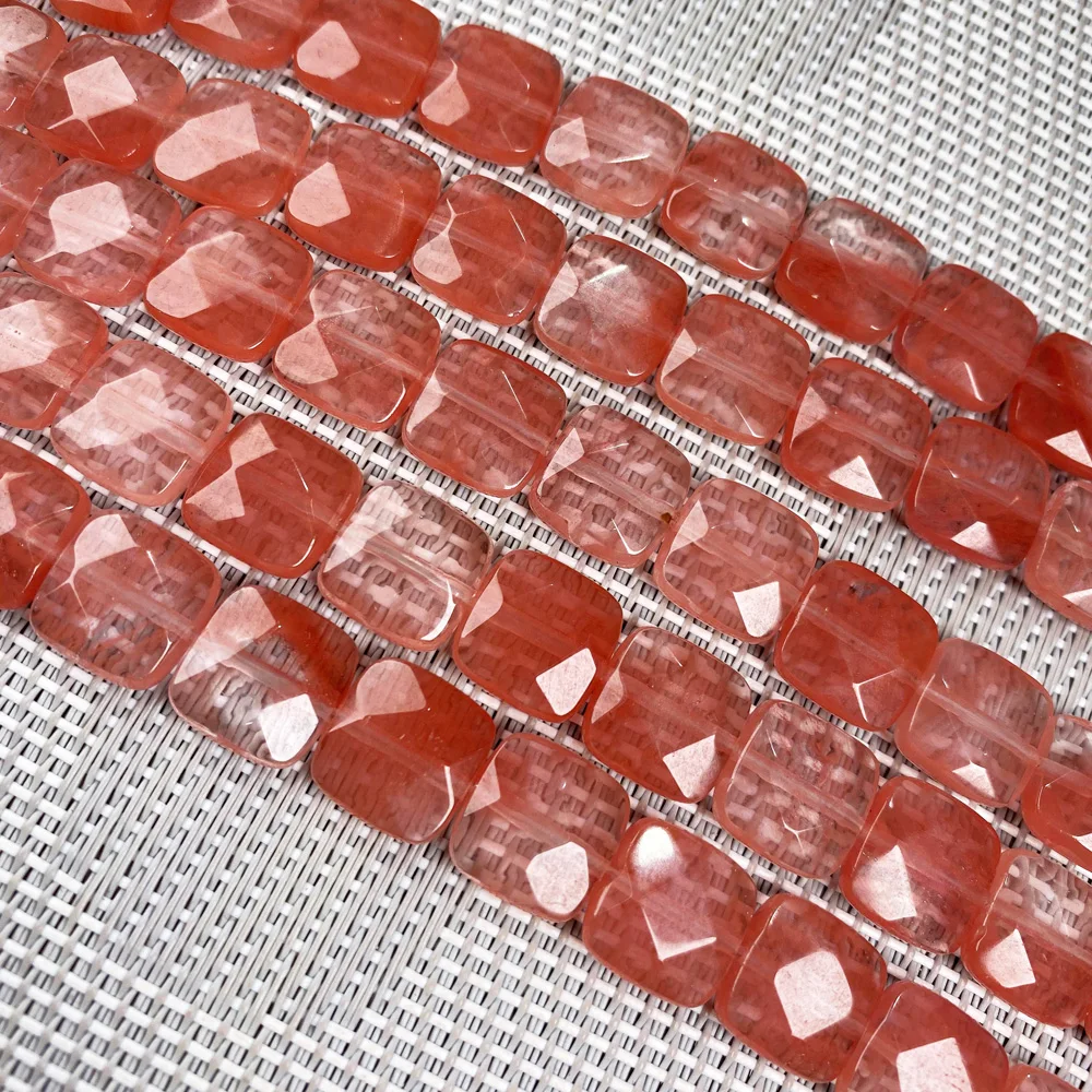 Новые квадратные граненые Агаты искусственная бусина природные бусины