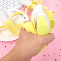 simulation stretchy banana squeeze soft decompression toys funny stress relief banana joking antistress fruit toy for kid adult
