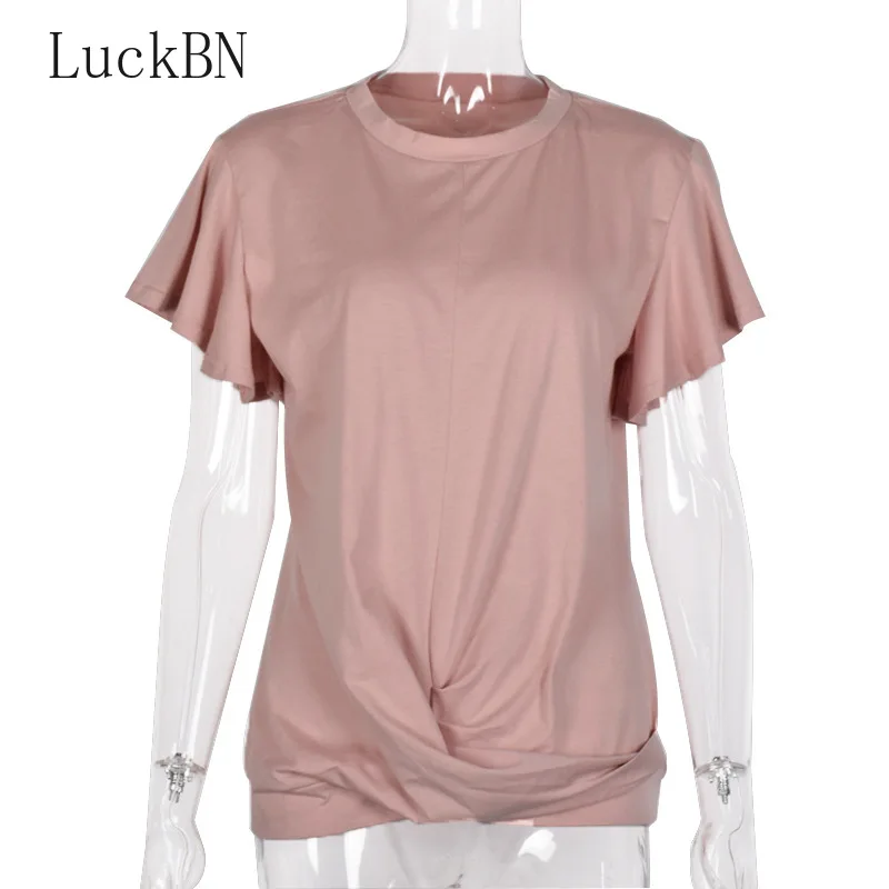 

100% Cotton Women Printed Short Sleeve O Neck T-Shirts Top Holiday Beach Summer Tops Cute Square Elegant Solid Slim Tees 2021