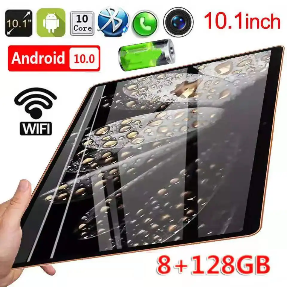 10-дюймовый планшетный ПК IPS 4G LTE Wifi Android 10 RAM 8GB / 128GB ROM | Компьютеры и офис