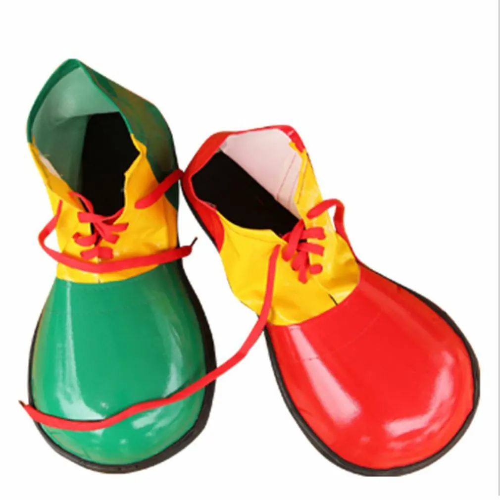 Товары для Хэллоуина кожа обувь клоуна ПВХ праздничная забавная | Дом и сад