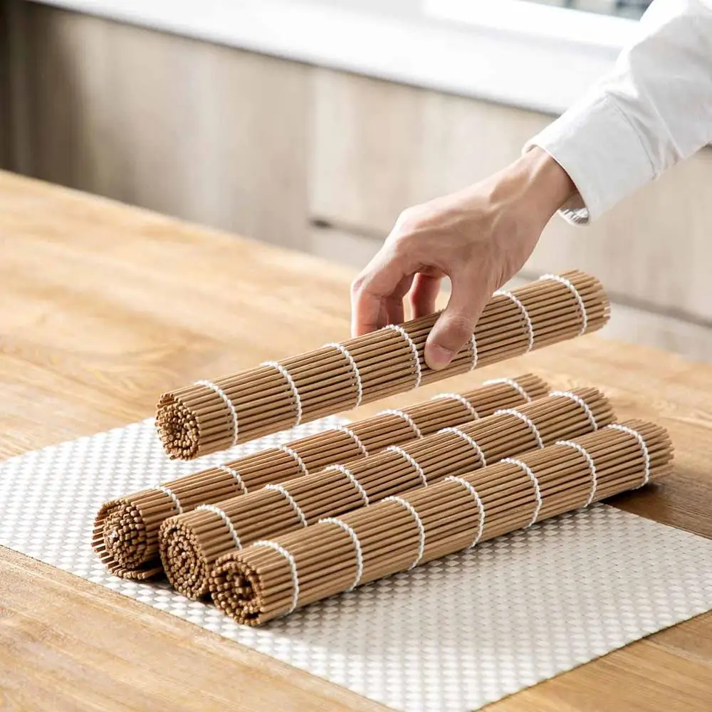 Бамбуковая занавеска пельменей штора квадратная коврик кухонные принадлежности