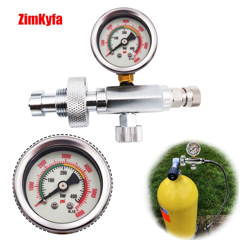 Пейнтбол PCP заполняющая станция 300bar/4500psi Din G5/8 &quotзарядный адаптер w/10&quot стальной