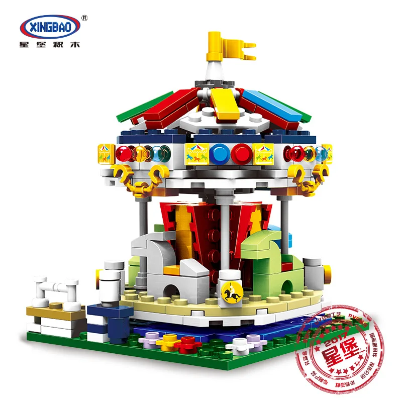 

XINGBAO 01107 Creator Series 343Pcs The Merry Go Round Set Building Blocks Bricks Toys Model As Boy Girl Child kid Birthday Gift