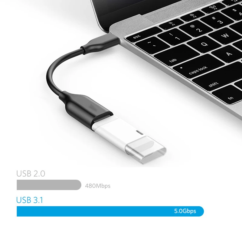 USB C Cable 3.0 OTG Adapter Type for Samsung S10 9 Huawei P30 Mate 30 Pro Macbook connector Mouse Keyboard | Мобильные телефоны и