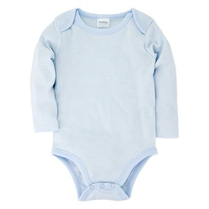 Honeyzoneхлопковый комбинезон для новорожденных, одноцветная синяя одежда с длинными рукавами на возраст от 0 до 12 месяцев боди для маленьких мальчиков и девочек, пижамы для малышей