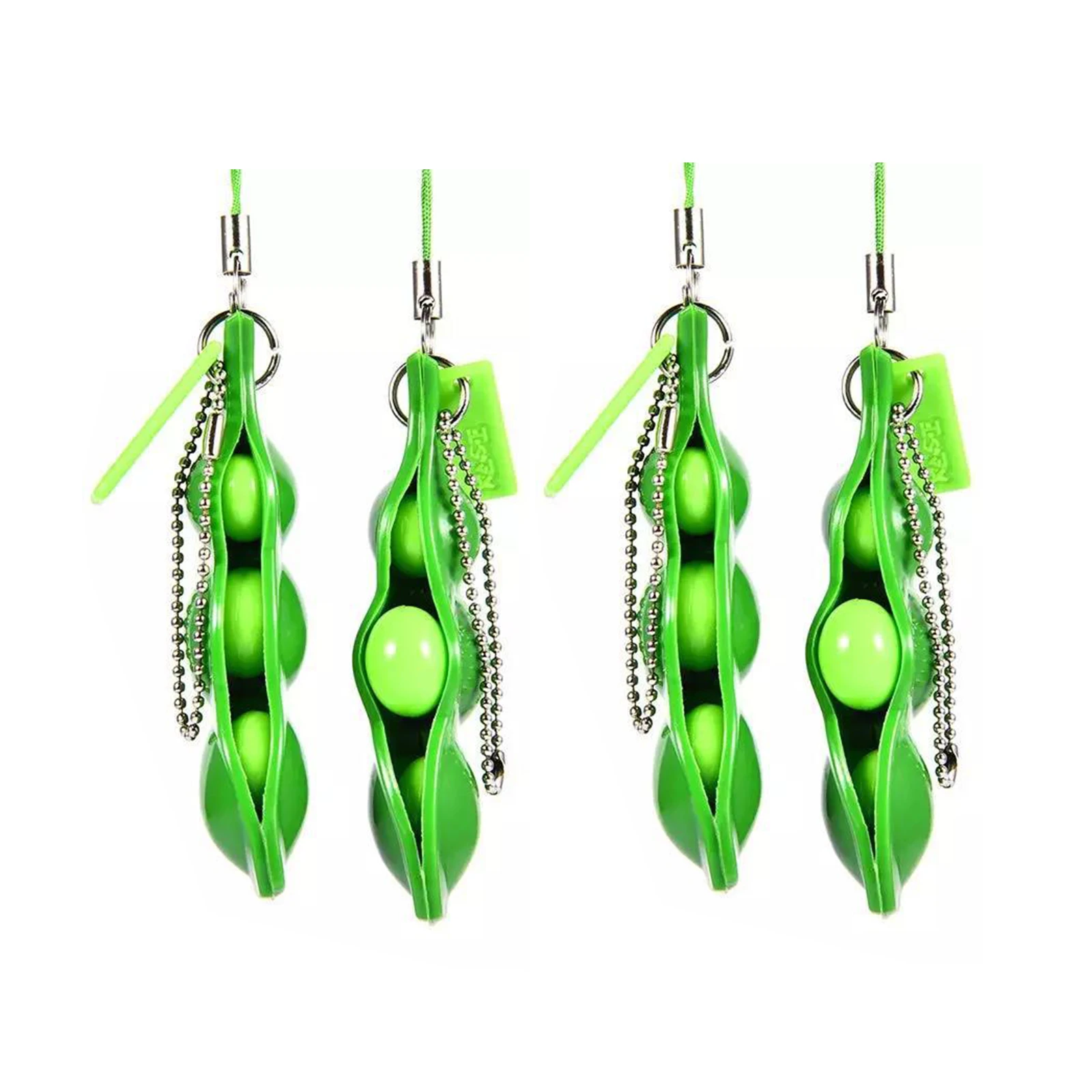 Bean Toy-juguetes de guisantes para apretar, llavero para aliviar el estr&eacute;s, juguetes para ni&ntilde;os y adultos-5