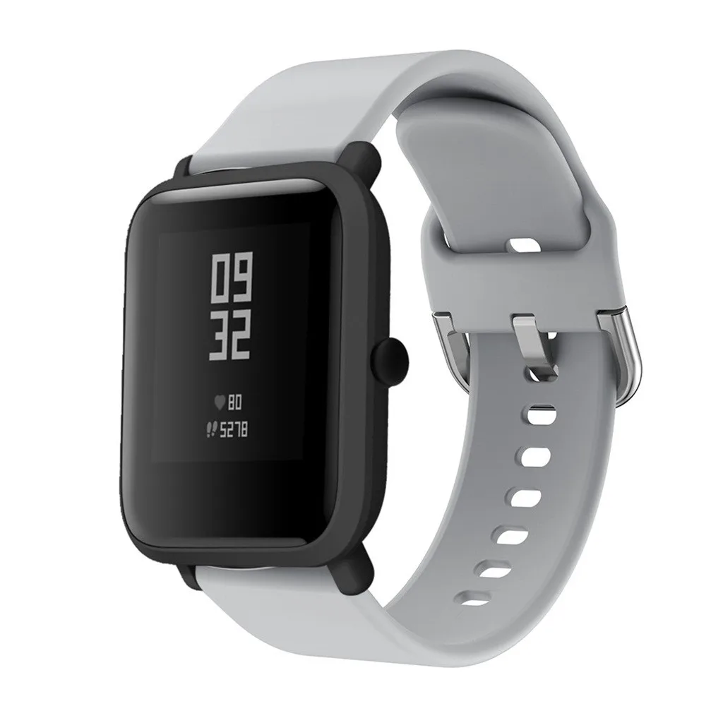 OTOKY силиконовые сменные Ремешки для наручных часов Xiaomi Huami Amazfit Bip Молодежные Часы Браслет ремешок для наручных часов 8 цветов