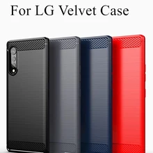 For LG Velvet 5G Case Cover For LG Velvet 5G Case Capa Soft Silicone Phone Bumper Cover For LG Velvet Shell