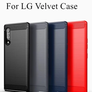 For LG Velvet 5G Case Cover For LG Velvet 5G Case Capa Soft Silicone
Phone Bumper Cover For LG Velvet Shell