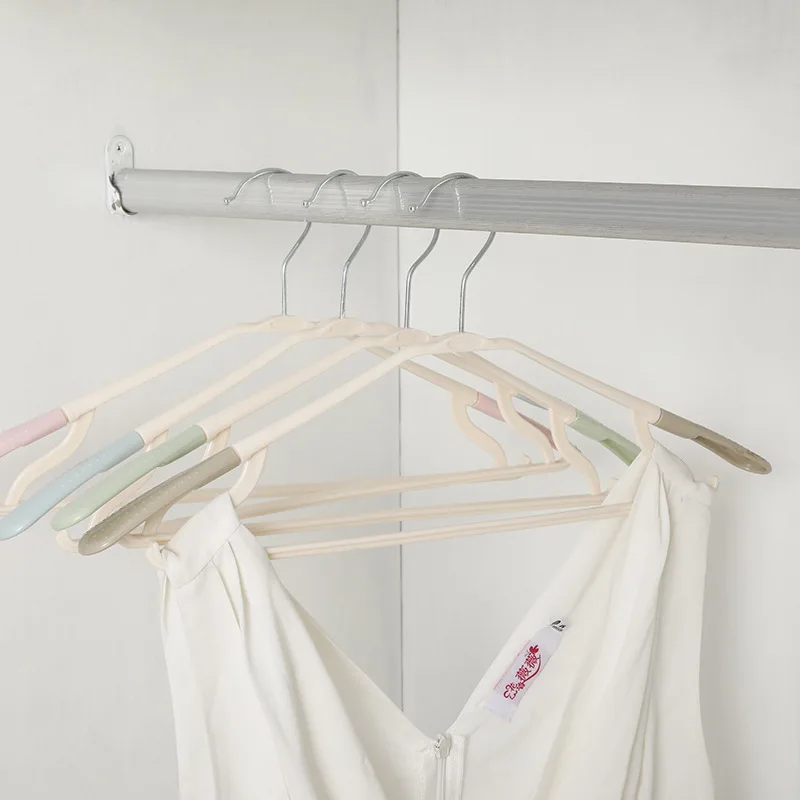 Colorful Plastic Sturdy Hangers For Clothes Pegs Wire Antiskid Drying Rack Adult And Children Hanger Outdoor | Дом и сад