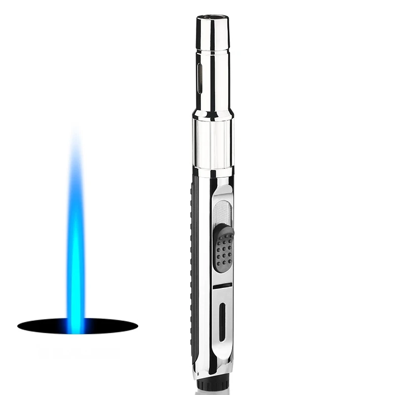 butane torch gas lighter grill kitchen cooking turbo lighter jewelry welding cigar smoking metal cigar lighter bbq gadget free global shipping