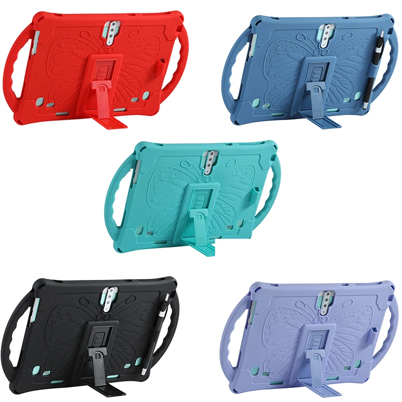 Универсальный мягкий силиконовый чехол с 3d-изображением бабочки и ремешком |