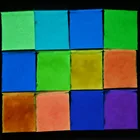 10 лампочек светящийся люминесцентный порошок-фосфорный пигмент фосфоресцирующий долговечный светящийся в темноте порошок для ногтей светящийся порошок DIY