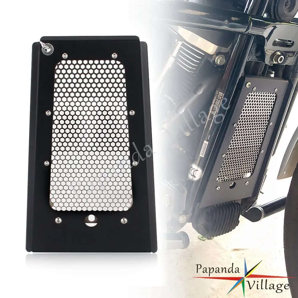 

Сетчатый защитный чехол для решетки радиатора мотоцикла, защита для Harley Softail Sport Glide Fat Street Bob breaker Low Rider 2018-2021