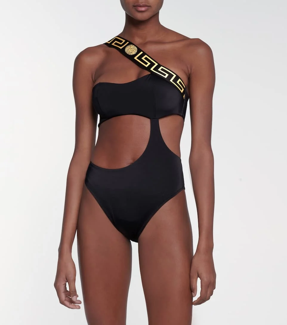 

Women's Sexy One Piece Swimsuit Leopard Print Monokini Bandage Swimsuit Highlight High Padded Bikini Summer New