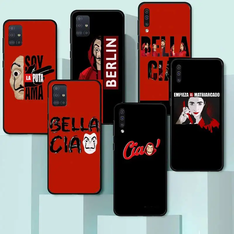 

La Casa De PapelMoney Heist Tees TV Phone Case For Samsung galaxy A S note 10 7 8 9 20 30 31 40 50 51 70 71 21 s ultra plus