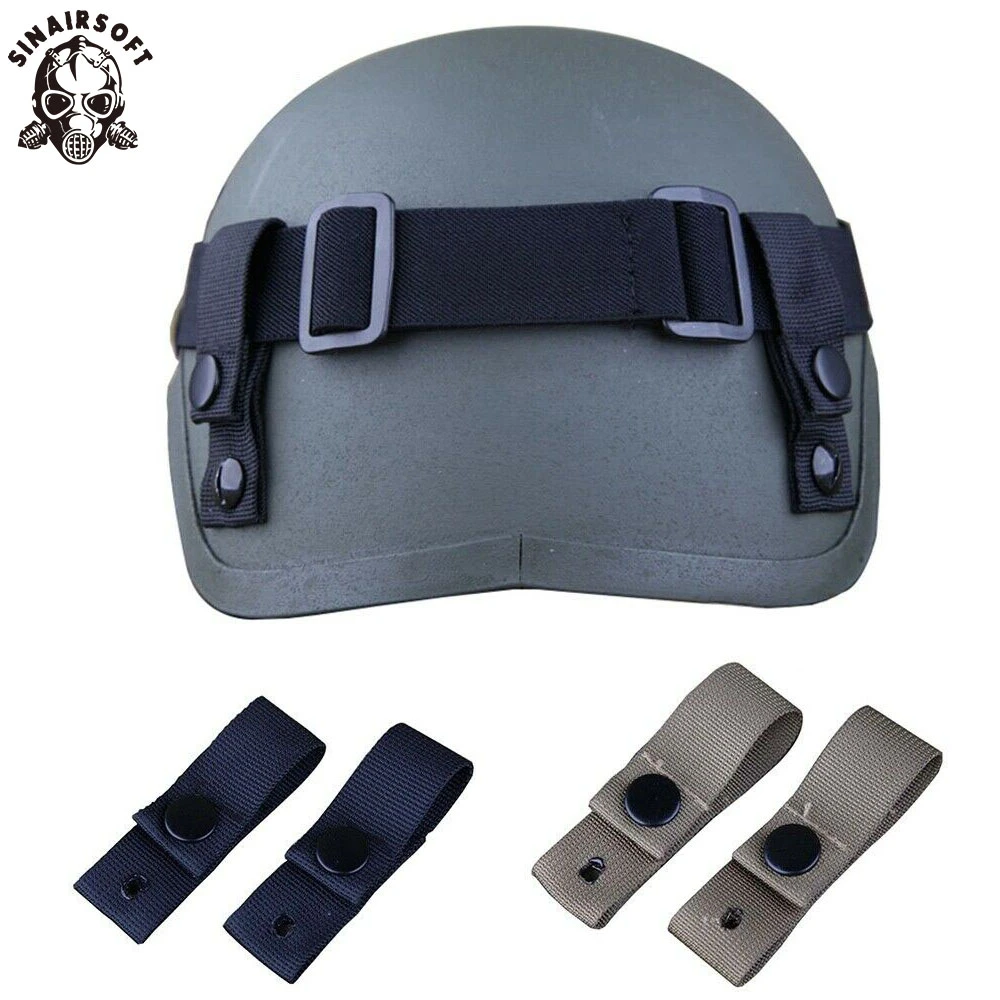 

Tactical Helmet Goggle Sling For MICH 2000 2001 2002 Helmet Airsoft Paintball Military Hunting Sports Safety Protective Gear