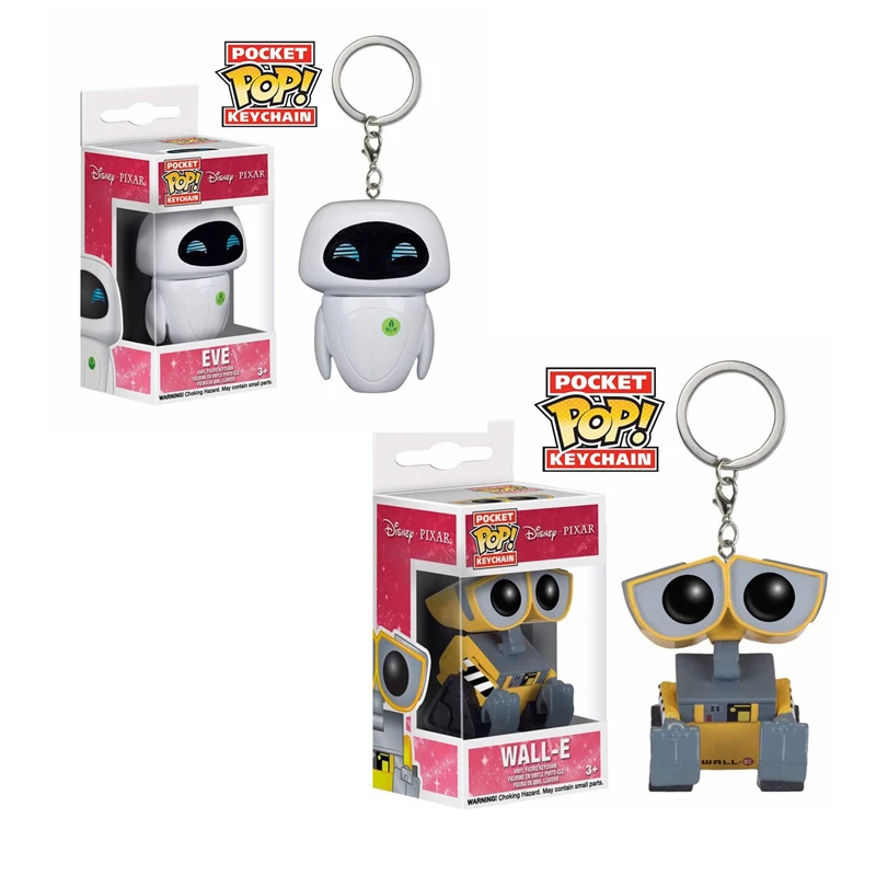 FUNKO POP мультфильм фильм стена · E & EVE Карманный Брелок игрушки виниловые фигурки