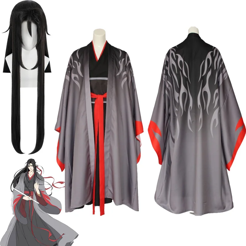 

2020 New Wei Wuxian The Yiling Patriarch Cosplay Grandmaster of Demonic Cultivation Costume Wei Wuxian Mo Dao Zu Shi Costume Men