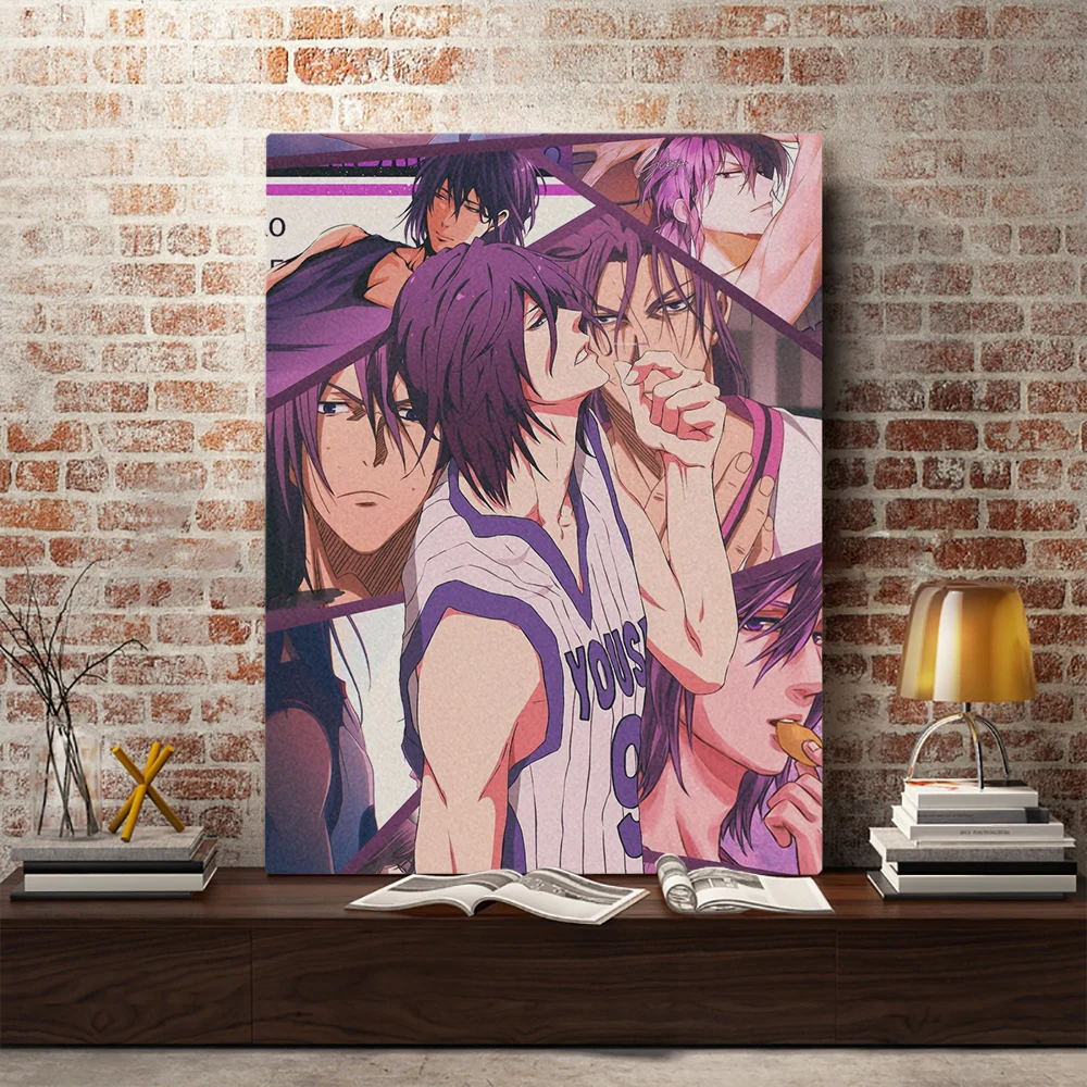 

Murasakibara Atsushi from Kuroko No Basket Anime Decoration Prints Canvas Home Decor Dorm Living Room Poster Painting Wall Art