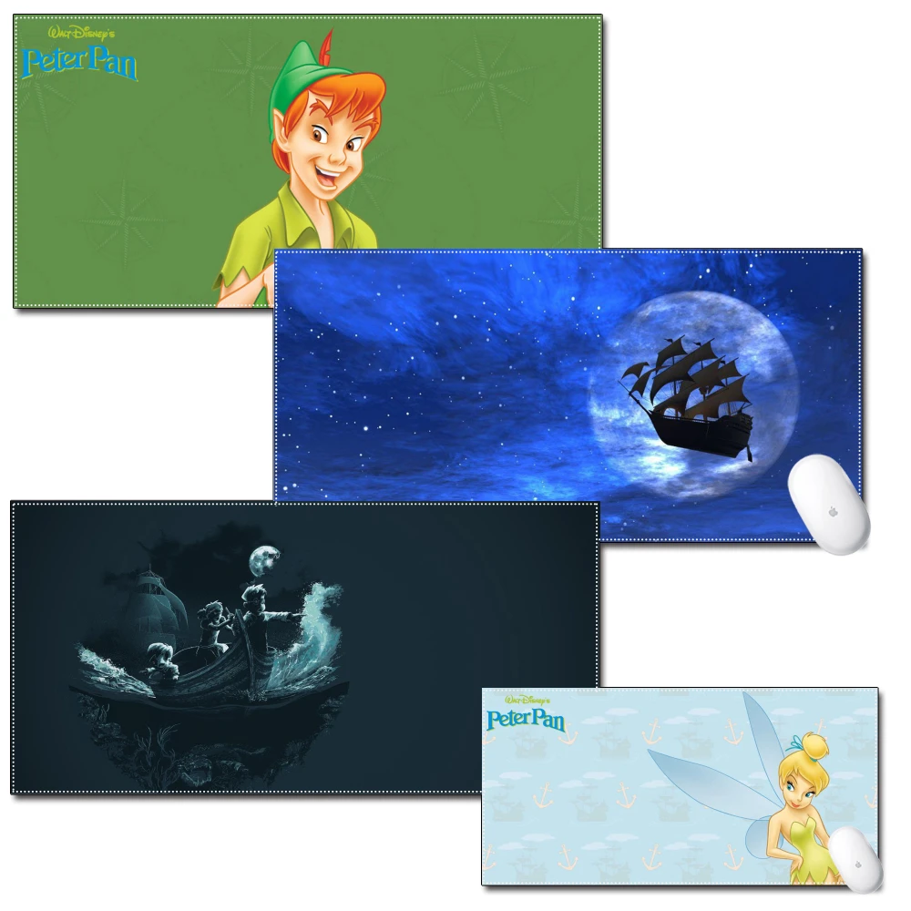 

Mouse Pad Desk Mat Cartoon Anime Sexy Gaming Large Size Customization Tinkerbell Disney Peter Pan Cartoons