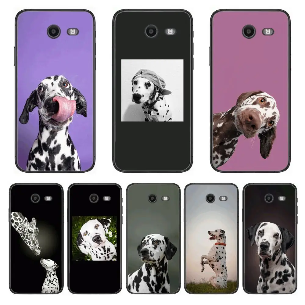 

Dalmatian Dog lovers Case Phone Case Hull For Samsung Galaxy J 4 3 5 6 7 8 EU 2018 Plus 2017 Black Shell Art Cell Cover TPU