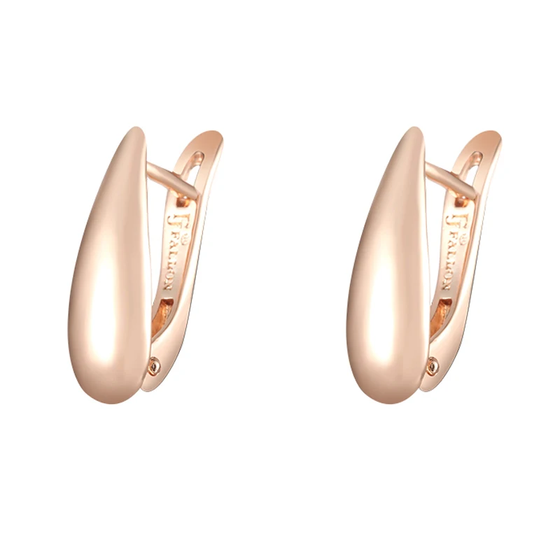 Женские серьги из розового золота 585 пробы с фианитами|Серьги-подвески| |