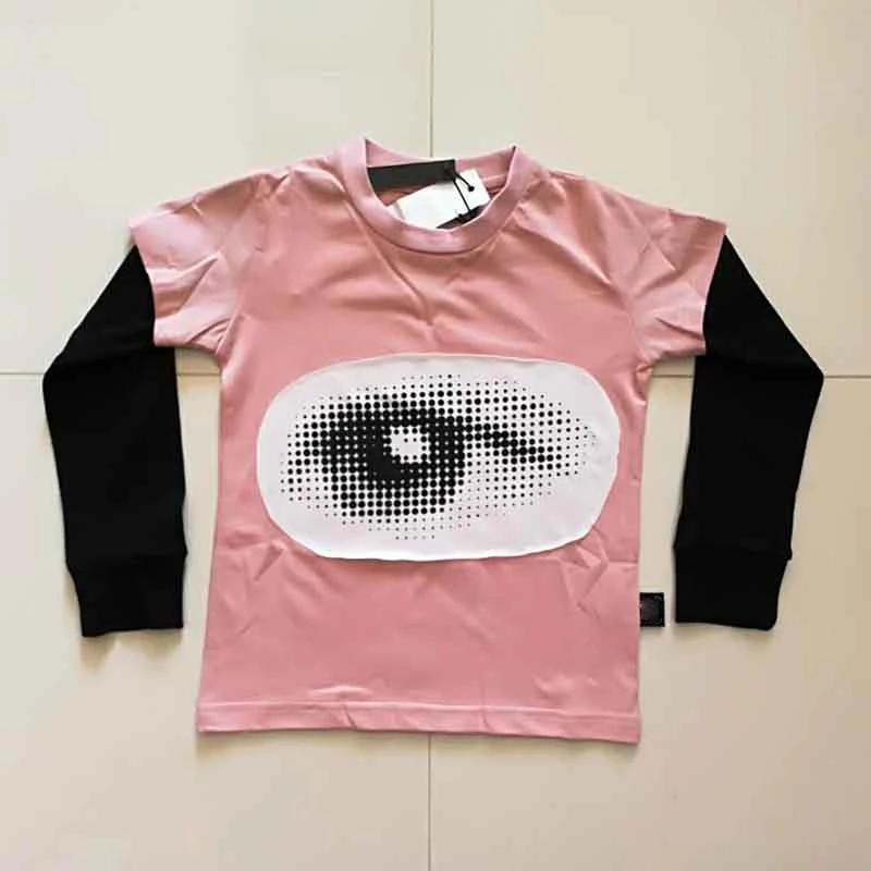 Pink Eye T Комплект одежды для детей; коллекция года; сезон осень-зима; StRafina; куртка для мальчиков и девочек; толстовка; брюки; детский топ; футболка; платье; детская одежда - Цвет: Pink Eye T