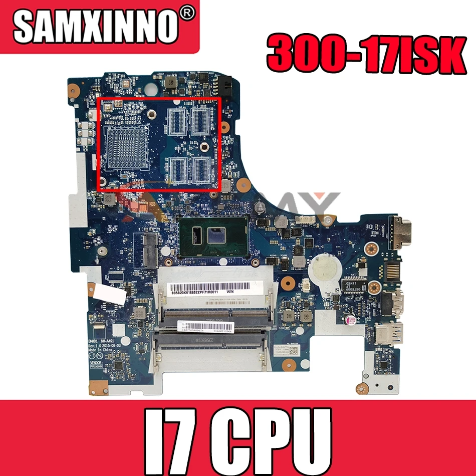 

���ѧ�֧�ڧߧ�ܧѧ� ��ݧѧ�� �էݧ� �ߧ���ҧ�ܧ� LENOVO Ideapad 300-17ISK �ާѧ�֧�ڧߧ�ܧѧ� ��ݧѧ�� BMWD1 NM-A491 I7 CPU DDR3 ��֧��