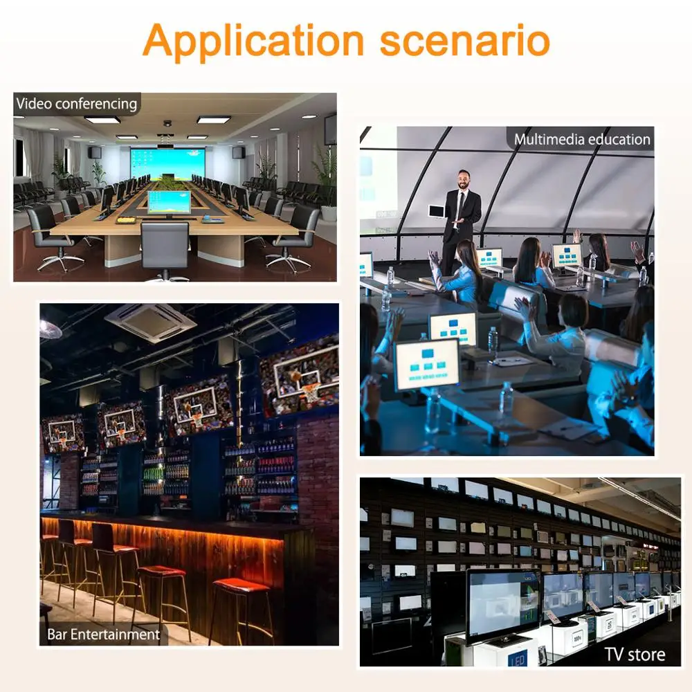 

TESmart switch HDMI splitter 2 in 8 output HDMI switch 4K 60Hz 2.0.HDR