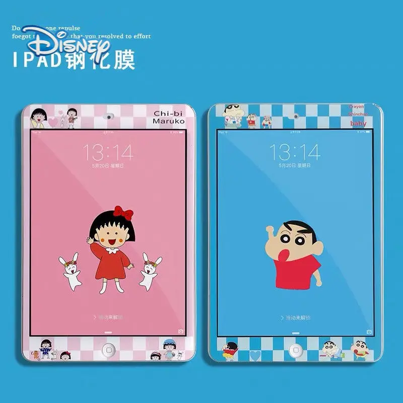 

Disney cartoon Screen Protector for iPad 9.7 Air 2 3 4 Mini 4 5 Tempered Glass Screen Protector for iPad 10.2 10.5 ipad
