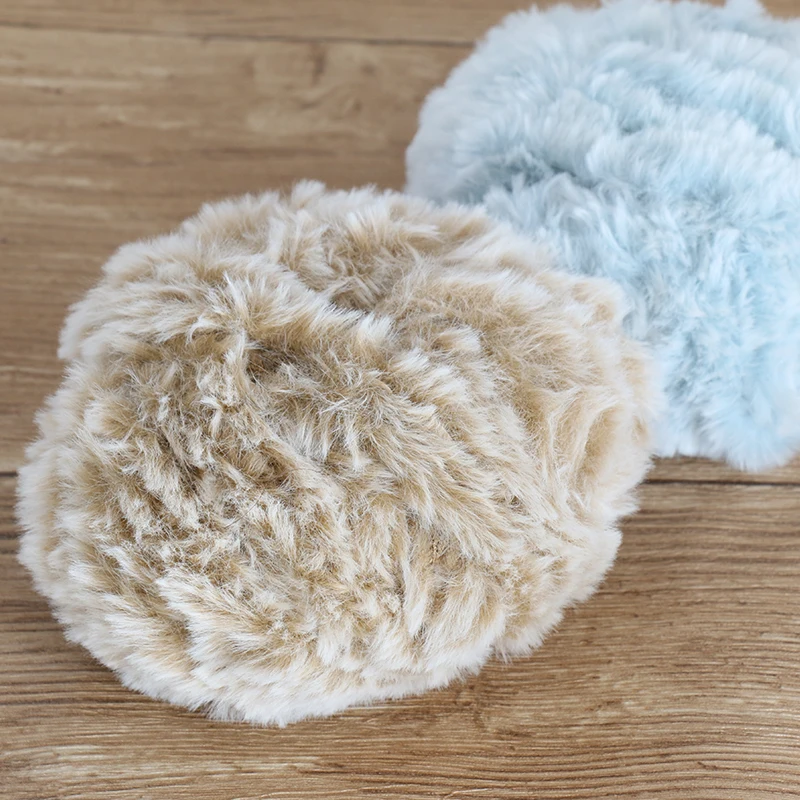 1000 г/лот 50 г/шар теплая пряжа из искусственного меха норки мягкая длинная