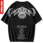 Мужская футболка HISTREX с большим трафаретным принтом, Прямая поставка, уличная одежда, Высококачественная футболка в стиле хип-хоп, Мужская футболка 72302 #