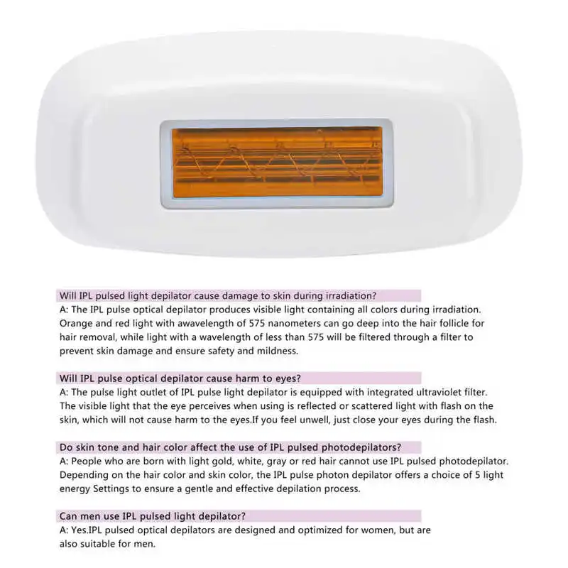 

Wax Strips Wax Strips For Face Replacement Lamp Head Cartridge Accessory for IPL Hair Removal Machine Electric Epilator