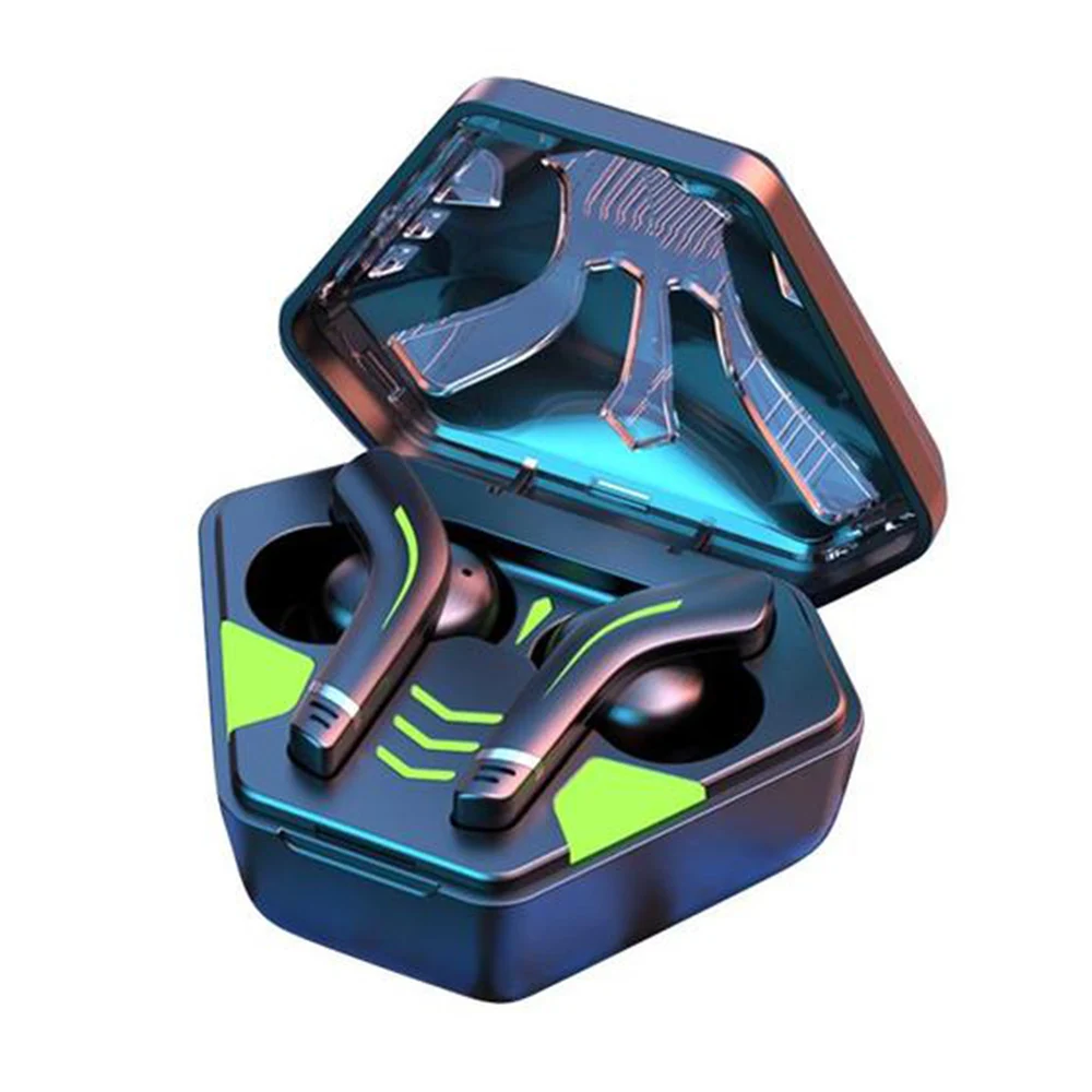 

VG168 TWS Wireless Bluetooth Earphone Noise Cancelling Gaming Breathing Light 65ms Low Latency Touch Control Earbuds