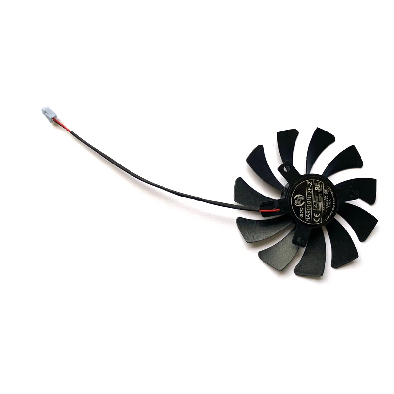 Вентилятор охлаждения 85MM NEW HA9010H12F-Z 2PIN GTX1050Ti для MSI GeForce GT 1030 AERO ITX 2G OC RX 550 GTX 1650 4G fans on.