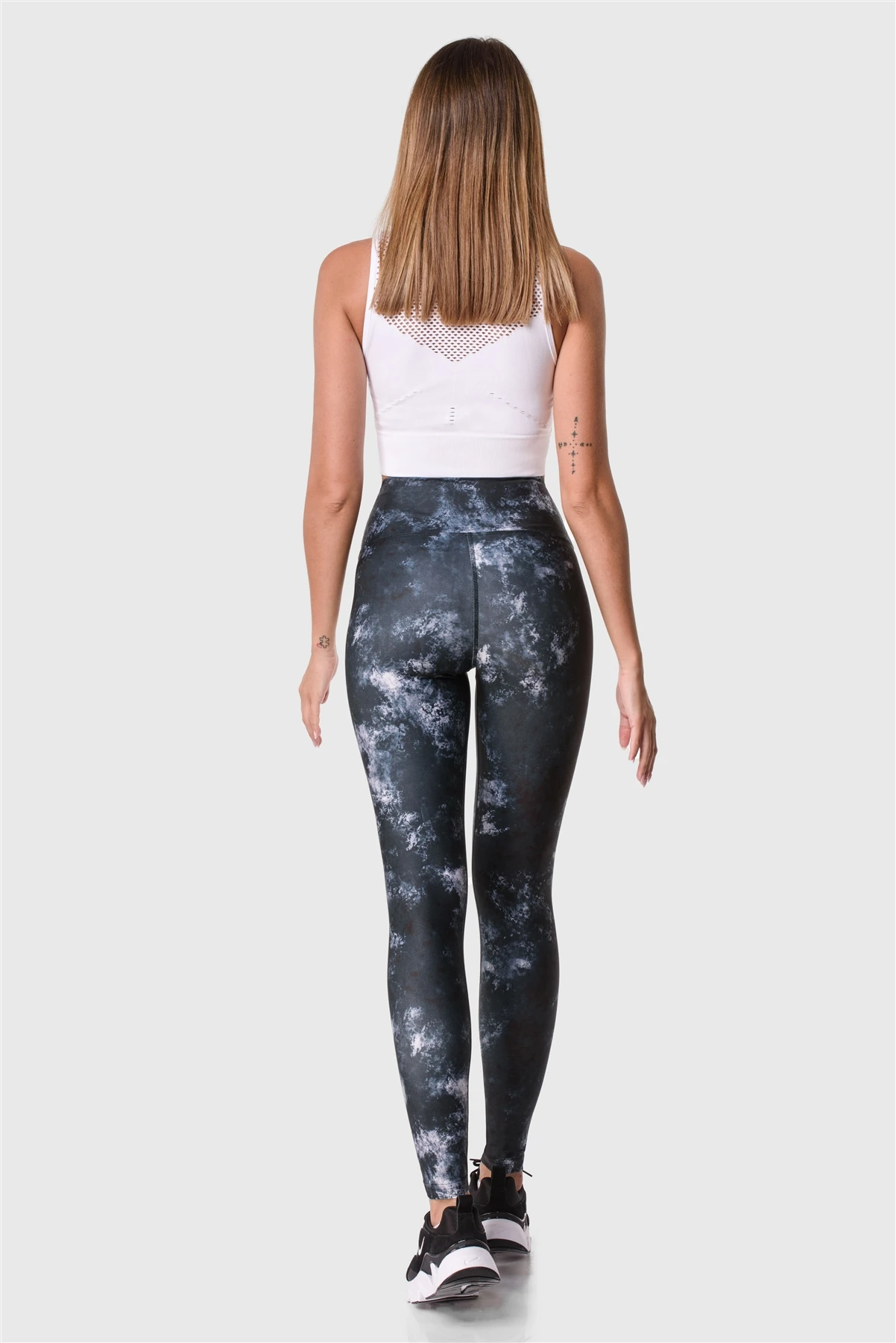 Superstacy Digital High Waist Patterned Fitness Leggings